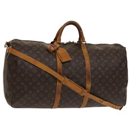LOUIS VUITTON Monogram Keepall Bandouliere 60 Bolsa Boston M41412 LV Auth 125967 Monograma