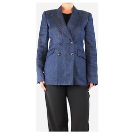 Gabriela Hearst Blue double-breasted blazer - size UK 8 Blue