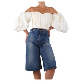 Ellery Ivory Lady Chatterley haut - taille UK 8 Blanc