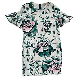 Robe midi en soie Burberry Multicolore