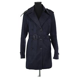 Sandro Cappotto in cotone blu Blu