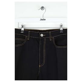 Givenchy-Straight cotton jeans-Black