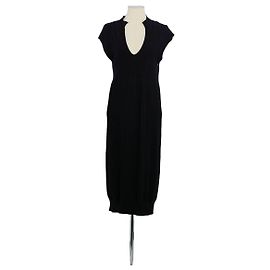 Abito nero in viscosa Maison Martin Margiela M Nero