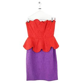 Lanvin Baumwollkleid Lila