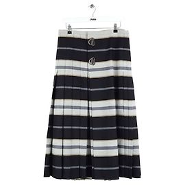 Burberry Schwarzer Wollkilt Schwarz