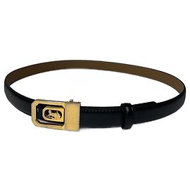 Céline Vintage Celine Paris Ledergürtel schwarz Schwarz