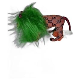 Peluche león Gucci GG verde multicolor Multicolor