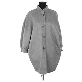 Paul & Joe Gray wool coat Grey