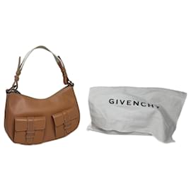 Givenchy-Vintage Givenchy Leather Bag Brown-Camel