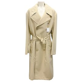 Trench coat de algodón beige Lemaire Beige
