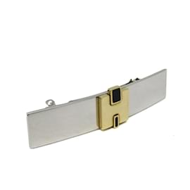 Hermès Hermes Eileen PM Metal Barrette Black Silvery Golden