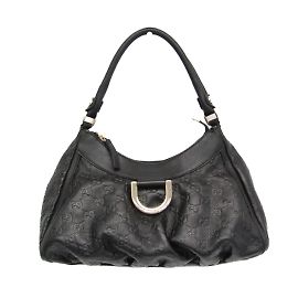 Gucci Abbey Guccissima Leather Handbag Black