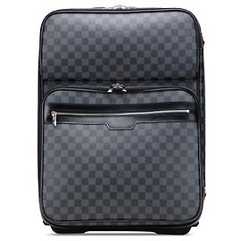Mala de negócios Pegase 55 Damier Graphite Preto Louis Vuitton Preto
