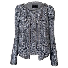 Chanel 14K$ Gemme de Collection Tweed Duet 36 FR Multicolore