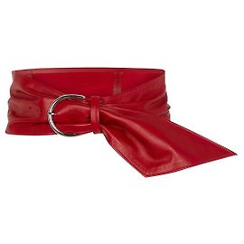 Breiter roter Ledergürtel Isabel Marant Luiza Rot