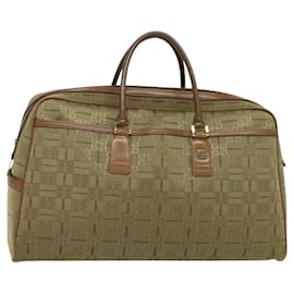 Givenchy-GIVENCHY Boston Bag Canvas Beige Gold Auth bs27213-Beige,Golden