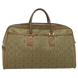 Givenchy-GIVENCHY Boston Bag Canvas Beige Gold Auth bs27213-Beige,Golden