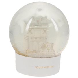 LOUIS VUITTON Vivienne Snow Globe VIP Only Clear White LV Auth 129009M White Other