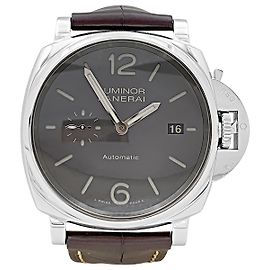 Relógio 'Panerai Luminor Due', aço, couro. Outro