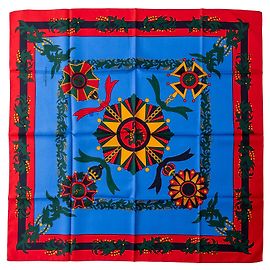 Autre Marque Sciarpa vintage Roberta di Camerino Multicolore
