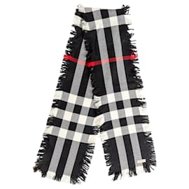 小物 00s Burberry border long long scarf y2k Burberry black scarf 80%Cashmere 20%Silk | eBay