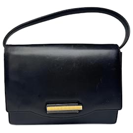 Givenchy-Vintage Givenchy Leather Bag Black-Black