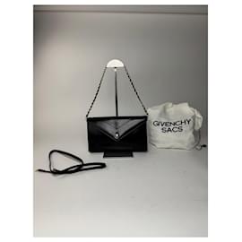 Givenchy-Vintage Givenchy 4G Leather Bag Black-Black