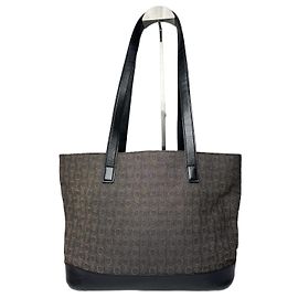 Céline Vintage Celine Macadam Monogramm Bag Black Noir