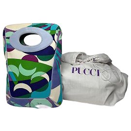 Bolsa de lã vintage Emilio Pucci multipler Multicor