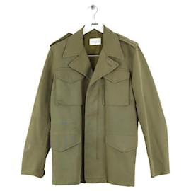 Chaqueta Sandro de algodón caqui Caqui