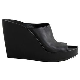 Balenciaga Mule in pelle nera Nero