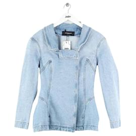 Rochas Giacca in cotone blu Blu