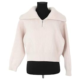 Alaïa Rosa Wollpullover Pink