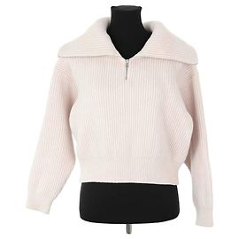 Alaïa Pull en laine rose Rose