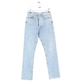 Alexandre Vauthier Jeans rectos de algodón azul Azul