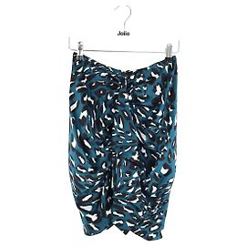 Alexandre Vauthier Minigonna di seta blu Blu