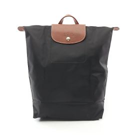 Longchamp Le Pliage Original M Backpack Brown Black
