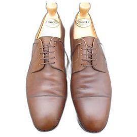 derbies jm weston marrone chiaro 9/5E 43,5 GRANDE Marrone chiaro