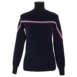 Isabel Marant Blauer Wollpullover Blau