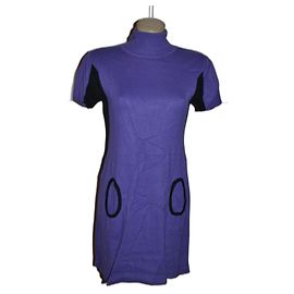 Twin Set robe Noir Violet foncé