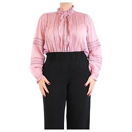 Isabel Marant Etoile Lila Spitzenbluse - Größe UK 12 Lila