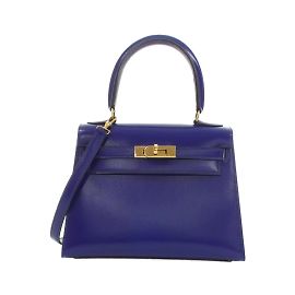 Hermès Borsa Hermes Mini Kelly Blu