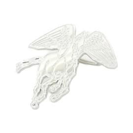 Hermès-Anneau de foulard Pegasus Hermes-Argenté