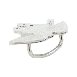 Hermès-Anneau de foulard Pegasus Hermes-Argenté