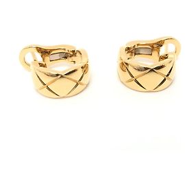 Boucles d'oreilles à clous Chanel Coco Crush Doré