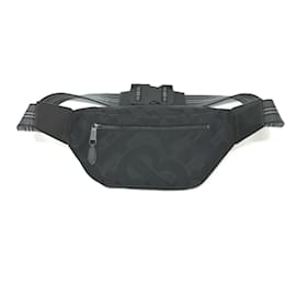 Burberry-Burberry Black Canvas Fanny Pack-Black