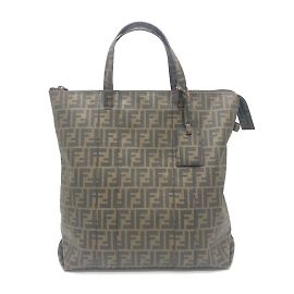Fendi Zucca Pattern Tote Bag Brown