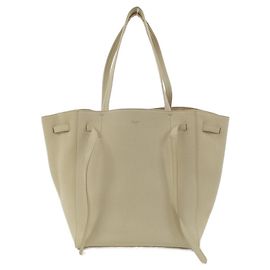 Céline Sac à main Phantom Small de Celine Écru