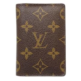Louis Vuitton-Louis Vuitton Monogram Business Card Holder-Brown,Monogram