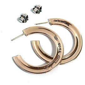 Tiffany & Co Orecchini a cerchio da donna Tiffany in metallo Rubedo Altro